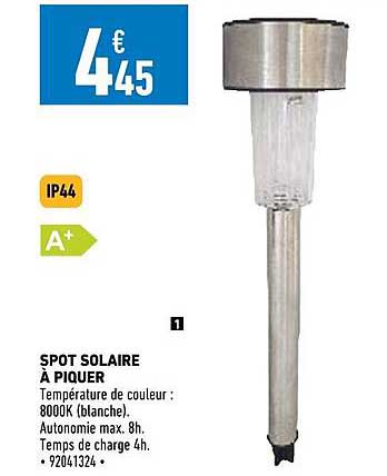 Spot Solaire à Piquer