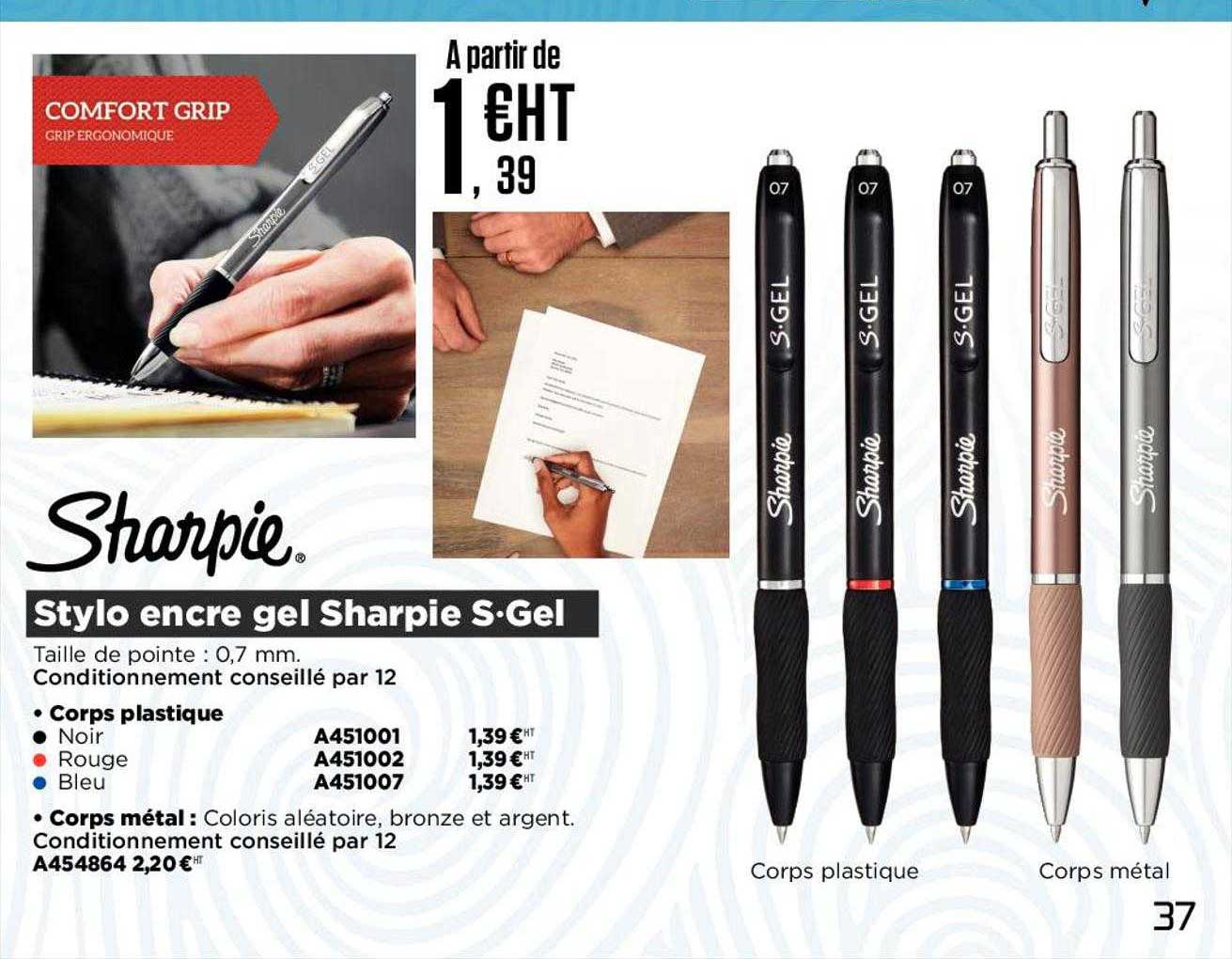 Stylo Encre Gel Sharpie S-gel