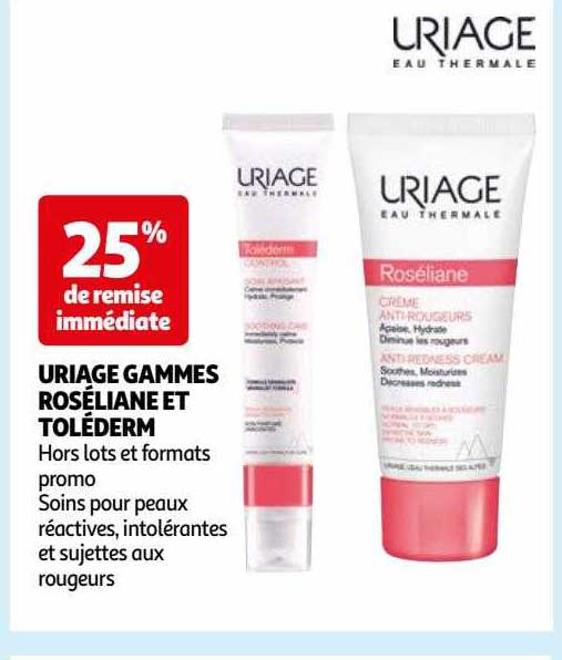 Uriage Gammes Roséliane Et Toléderm