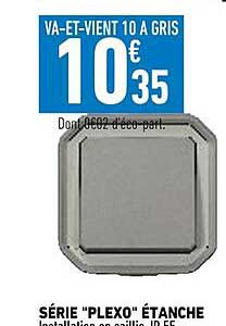 va-et-vient 10A gris