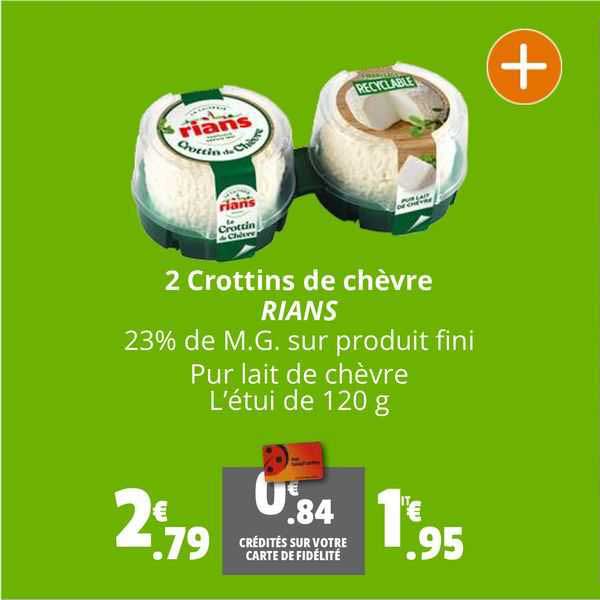 2 Crottins De Chèvre Rians
