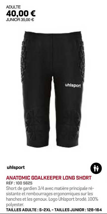 anatomic goalkepper long short uhlsport