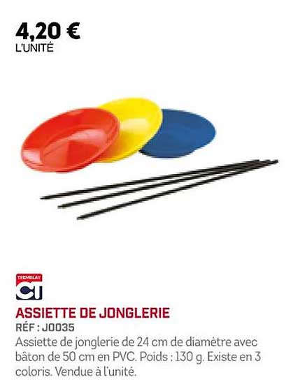 assiette de jonglerie ct