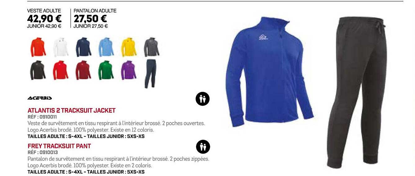 atlantis 2 tracksuit jacket frey tracksuit pant acerbis