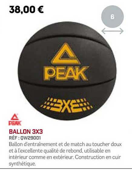 ballon 3x3 peak