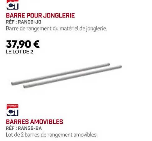 barre pour jonglerie ct
