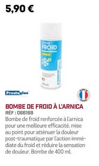 bombe de froid à l'arnica