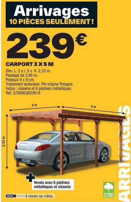 Carport 3 X 5 M