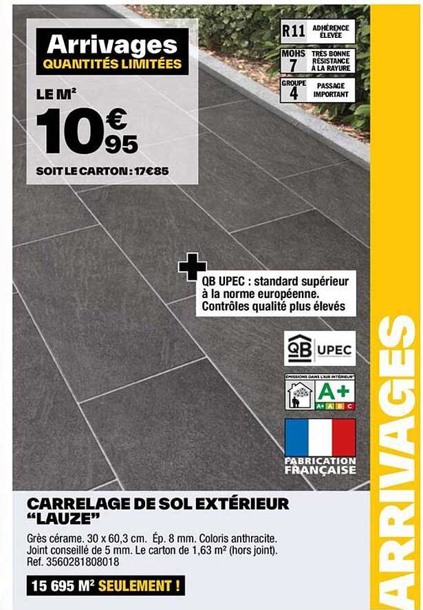 Carrelage De Sol Extérieur "lauze"