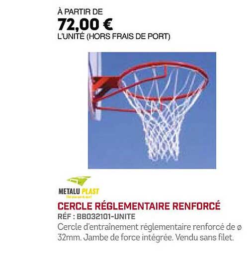 cercle réglementaire renforcé metalu plast