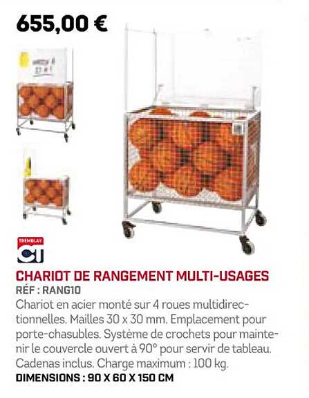 charito de rangement multi-usages ct