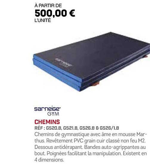 chemins sarneige gym