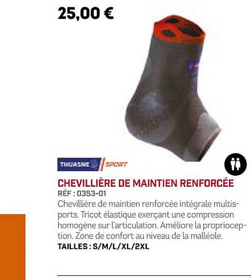 chevallière de maintien renforcée thuasne sport