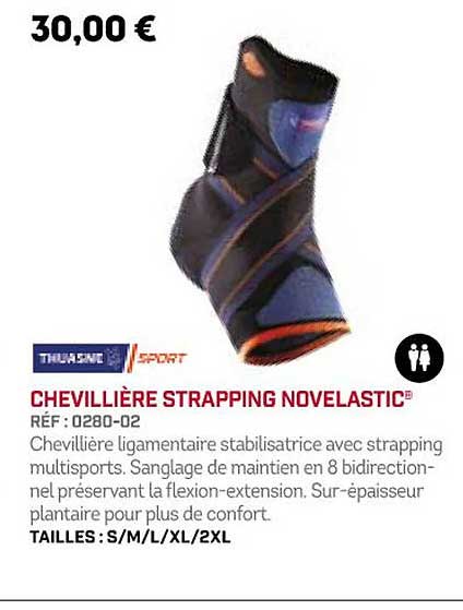 chevillière strapping novelastic thuasne sport