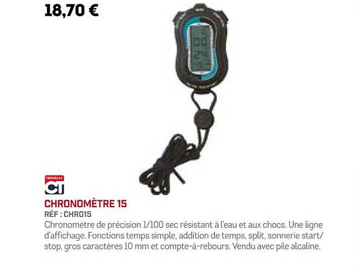 chronomètre 15 ct