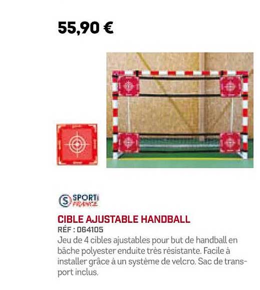 cible ajustabel handball sporti france