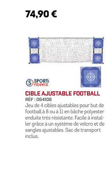 cible ajustable football sporti france