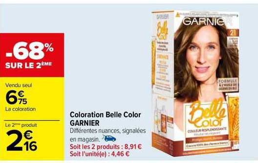 Coloration Belle Color Garnier