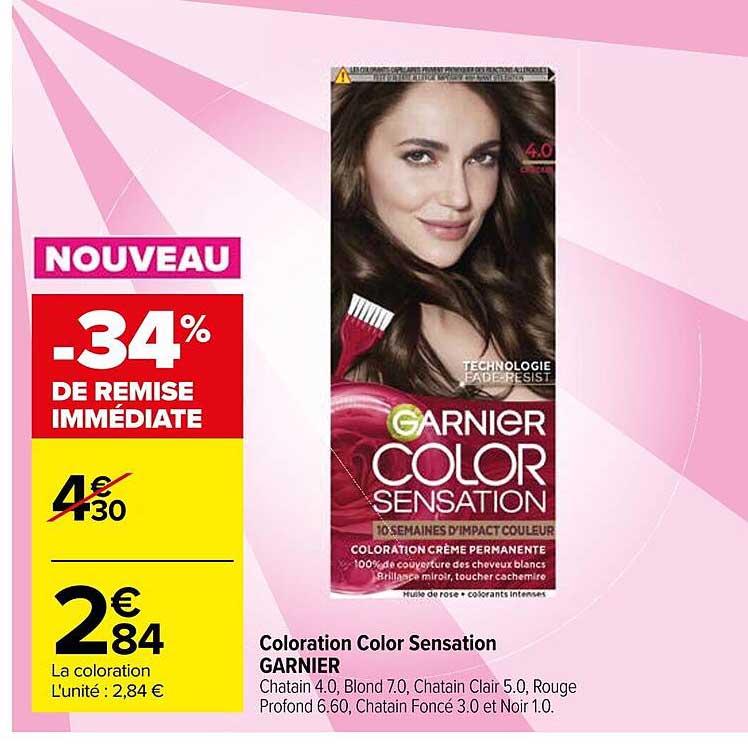 Coloration Color Sensation Garnier