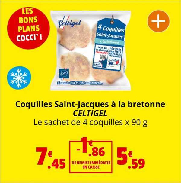 Coquilles Saint-jacques à La Bretonne Celtigel