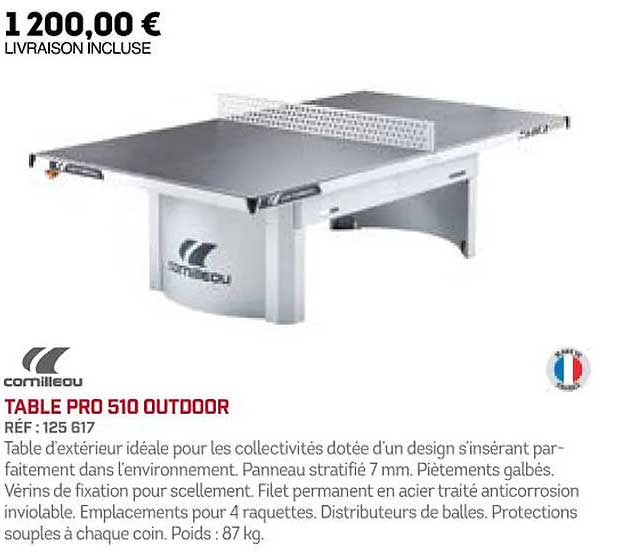 Cornilleau Table Pro 510 Outdoor