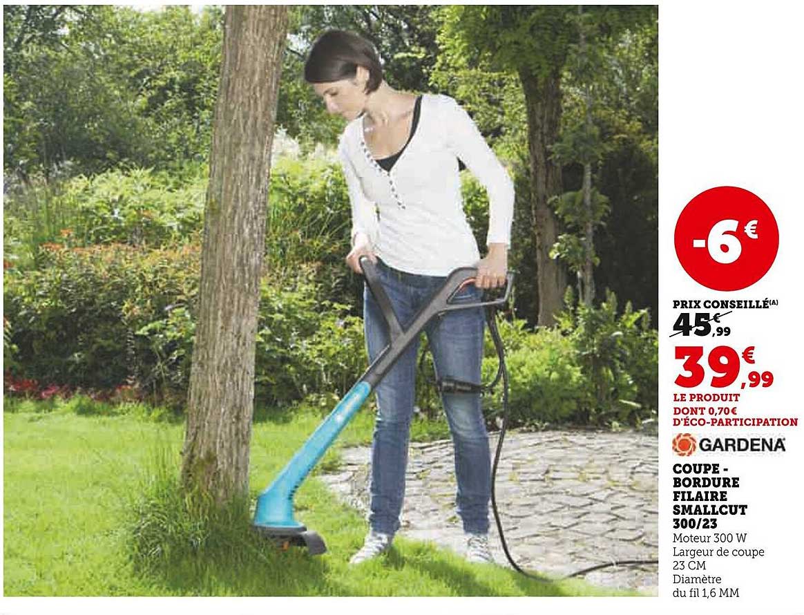 coupe-bordure filaire samllcut 300 23 gardena