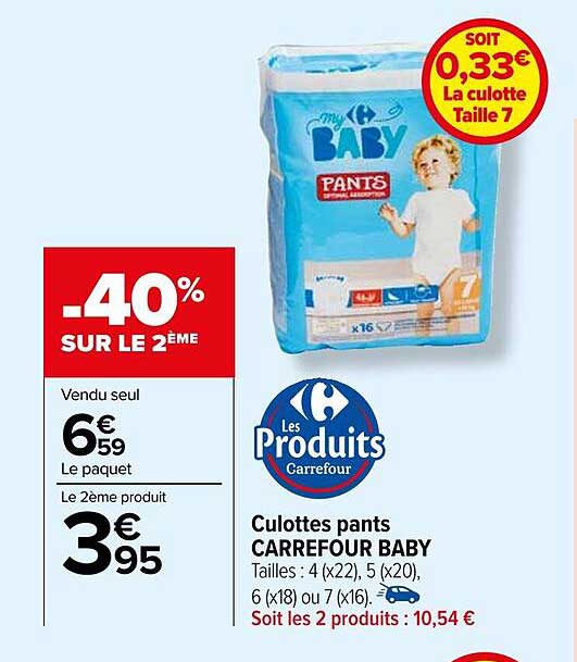 Culottes Pants Carrefour Baby