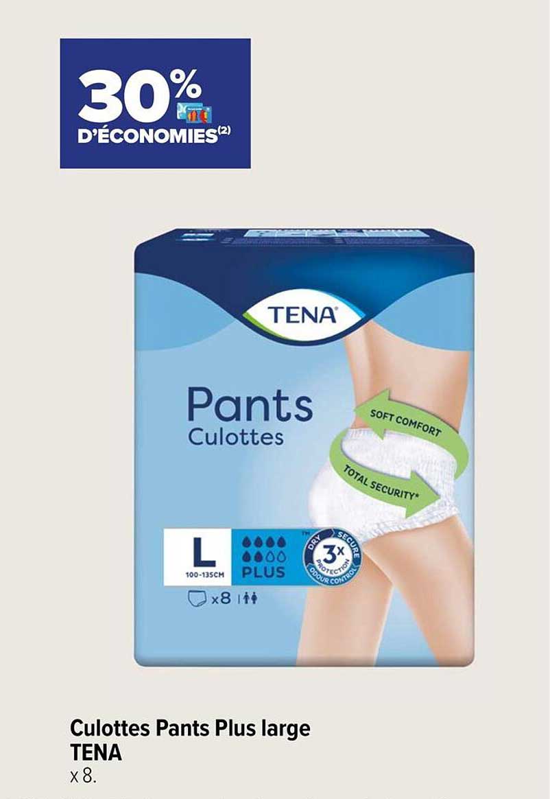 Culottes Pants Plus Large Tena