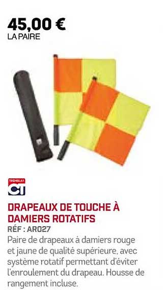 Drapeaux De Touche à Damiers Rotatifs Ct