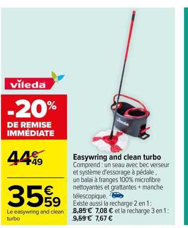 easywring and clean turbo vileda