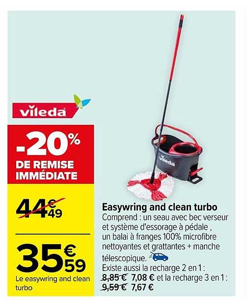 easywring and clean turbo vileda