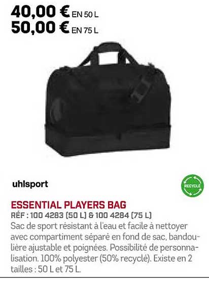 essential players bag uhlsport