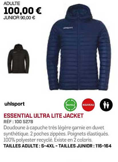essential ultra lite jacket uhlsport