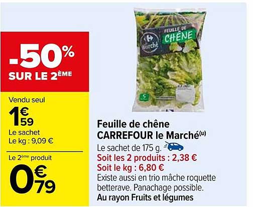 Feuille De Chêne Carrefour Le Marché
