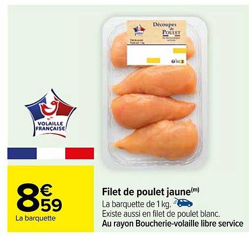 Filet De Poulet Jaune