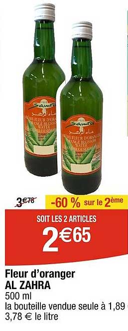 fleur d'oranger al zahra