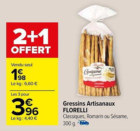 gressins artisanaux florelli