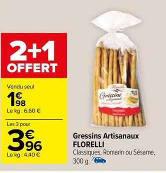 gressins artisanaux florelli
