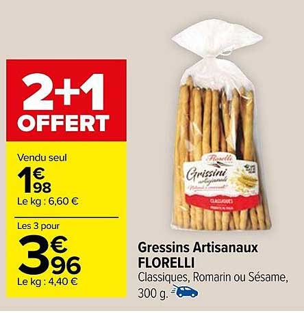 gressins artisanaux florelli