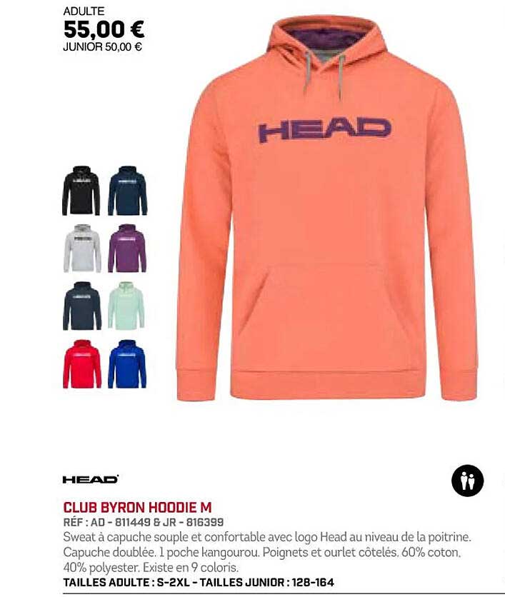head club byron hoodie m