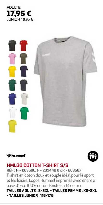 Hmlgo Cotton T-shirt S S Hummel