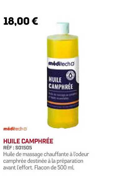 huile camphrée méditech