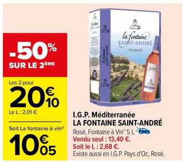 i.g.p. méditerranée la fontaine saint-andré
