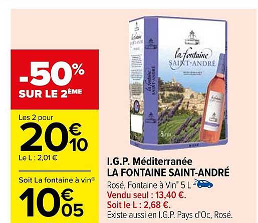 i.g.p. méditerranée la fontaine saint-andré