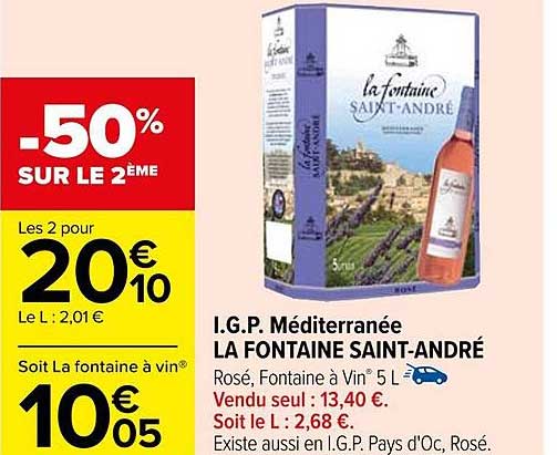 i.g.p. méditerranée la fontaine saint-andré