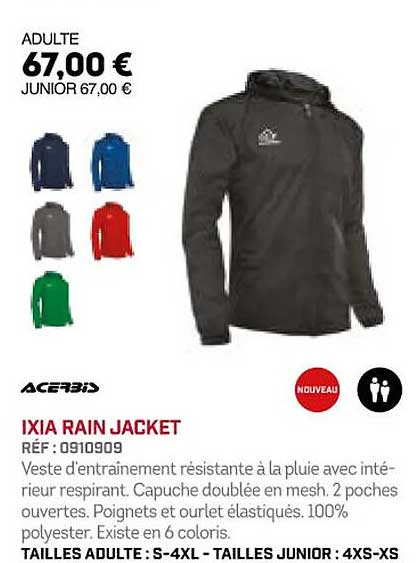 ixia rain jacket