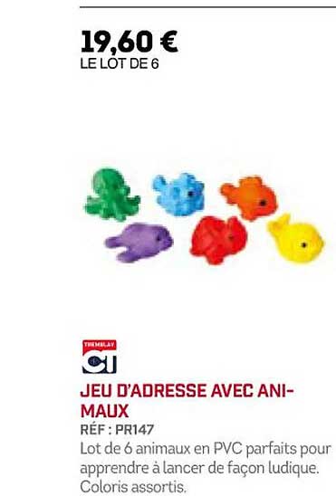 jeu d'adresse avec animaux ct