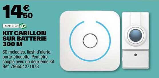 kit carillon sur batterie 300 m