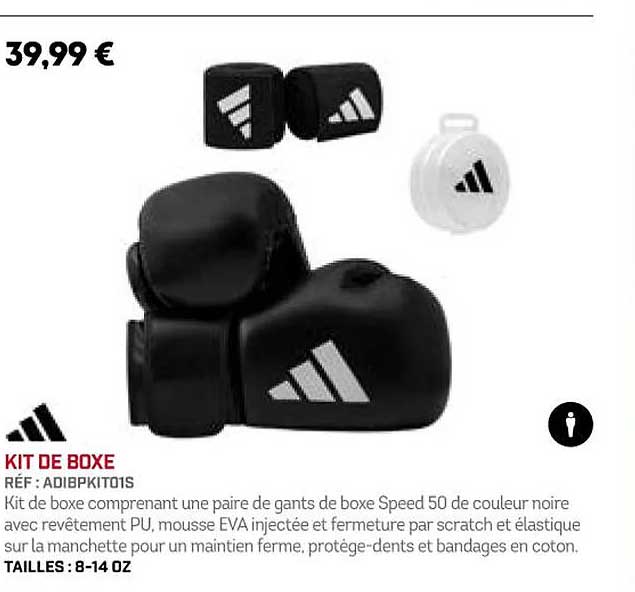 kit de boxe adidas