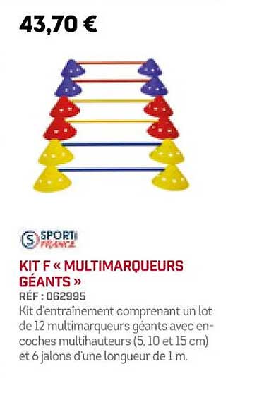 kit f " multimarqueurs géants" sporti france